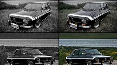 Black tuning retro Dacia 1300