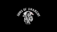 Black TV shows sons of anarchy logos TV series