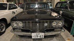 Black vintage cars front