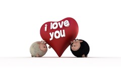 Black white sheep digital