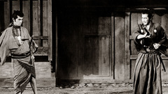 Black white sword retro samurai Warriors and