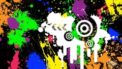 Black white time stop and stecil