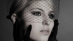 Black woman blondes veil pearls portraits