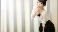 Black woman lace asians models black hair Korean Im Soo Yeon