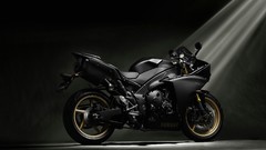 Black Yamaha motorbikes yamaha