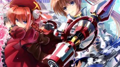 Blade Anime anime girls mahou shoujo lyrical nanoha mahou 