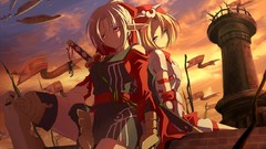 Blade Anime pink eyes anime girls believer