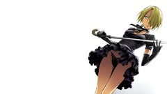 Blade white background blondes anime girls short hair beelzebub 