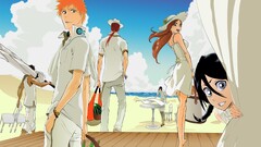 bleach Yasutora Sado Abarai Renji kurosaki ichigo kuchiki rukia