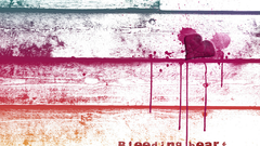 Bleeding heart abstract