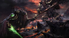 Blizzard warcraft starcraft Orcs artwork video games fantasy 