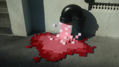 Blocks pixel art artwork