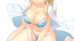 Blondes anime girls blue eyes green eyes boku wa tomodachi ga 