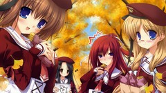 Blondes autumn redheads school