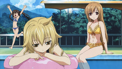 Blondes bikini ecchi swimsuits