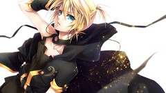 Blondes blue eyes vocaloid kagamine len wristbands