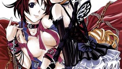 Blondes boobs ecchi redheads