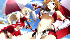 Blondes boobs panties strike