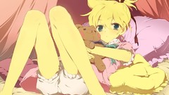 Blondes boy beds Japanese