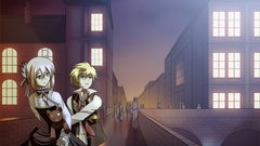 Blondes buildings pandora hearts