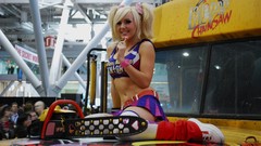 Blondes chainsaw pigtails cosplay lollipop chainsaw juliet 