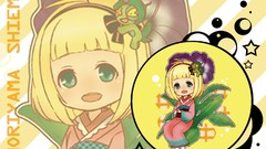 Blondes Chibi Plants green