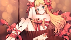 Blondes chocolate long hair