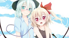 Blondes clouds touhou twins