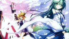 Blondes clouds winter snow