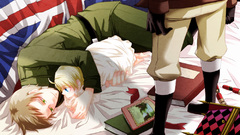 Blondes England blue eyes