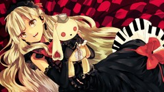 Blondes gothic lolita vocaloid stuffed animals gothic dress 
