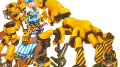 Blondes green eyes braids