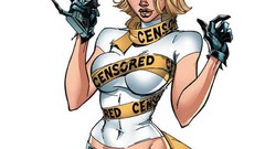 Blondes Guns comics censored