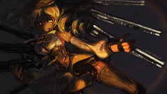 Blondes Guns tights yellow