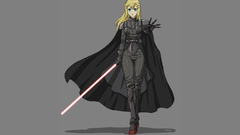 Blondes lightsabers Darth Vader
