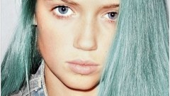 Blondes long hair blue eyes models green hair Gabriella Holsten