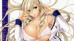 Blondes long hair blue eyes seifuku walkure romanze ecchi 