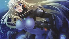 Blondes long hair bodysuits