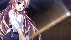 Blondes long hair brown