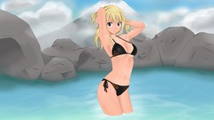 Blondes long hair fairy tail bikini Heartfilia Lucy