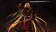 Blondes long hair weapons