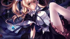 Blondes long hair yellow