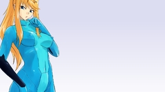 Blondes metroid blue eyes