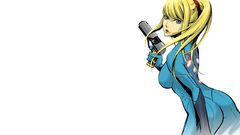 Blondes metroid zero suit