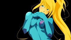 Blondes metroid zero suit