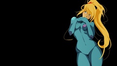Blondes metroid zero suit