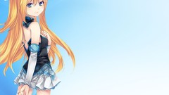 Blondes microsoft long hair anime girls blue eyes aizawa hikaru 