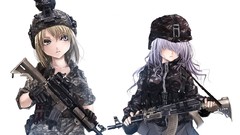 Blondes military ecchi weapons