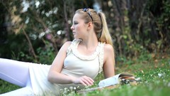 Blondes nipples woman models