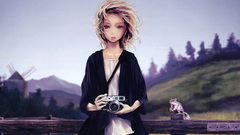 Blondes outdoors Cameras chipmunks